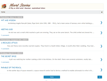 Tablet Screenshot of moral-stories.com